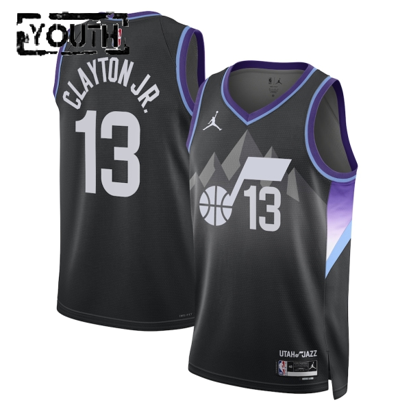 Utah Jazz Trikot Walter Clayton JR Jordan 2025-26 Statement Edition Schwarz Swingman - Kinder Utah Jazz Trikot Walter Clayton JR Jordan 2025-26 Statement Edition Schwarz Swingman - Kinder